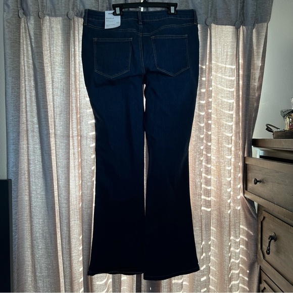 NWT Sonoma The Everyday Jean Bootcut Dark Denim Mid Rise Size 12 - Picture 7 of 12
